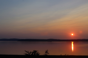 Sunset at the Reservoir